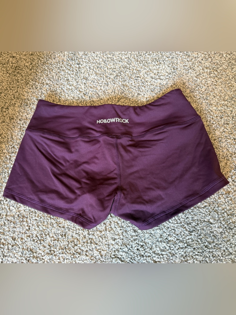 Hollow Rock Women's Deep Plum Athletic Shorts - Picture 3 of 13
